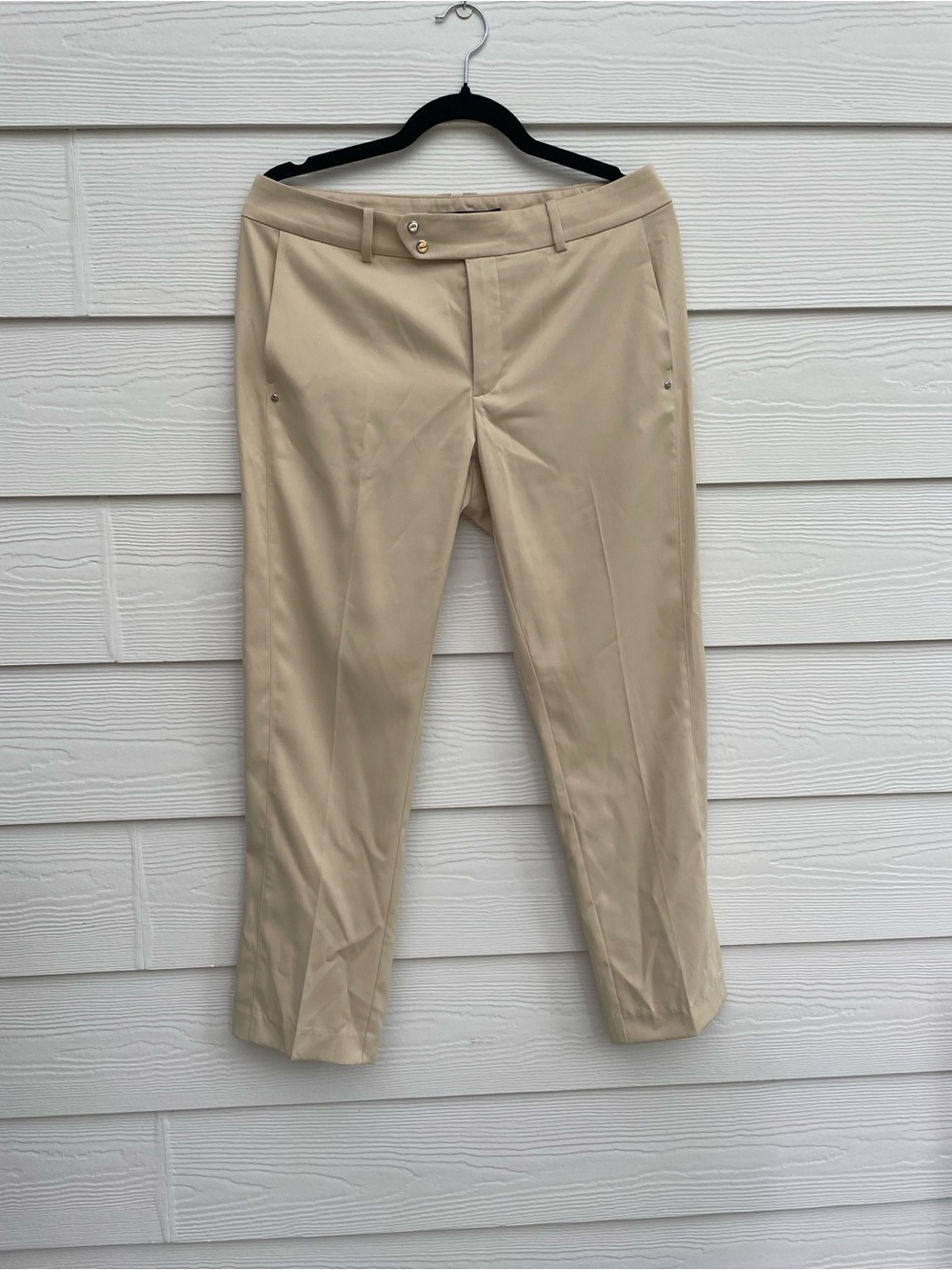 Classic Ralph Lauren Slim golf everyday pant in Beige